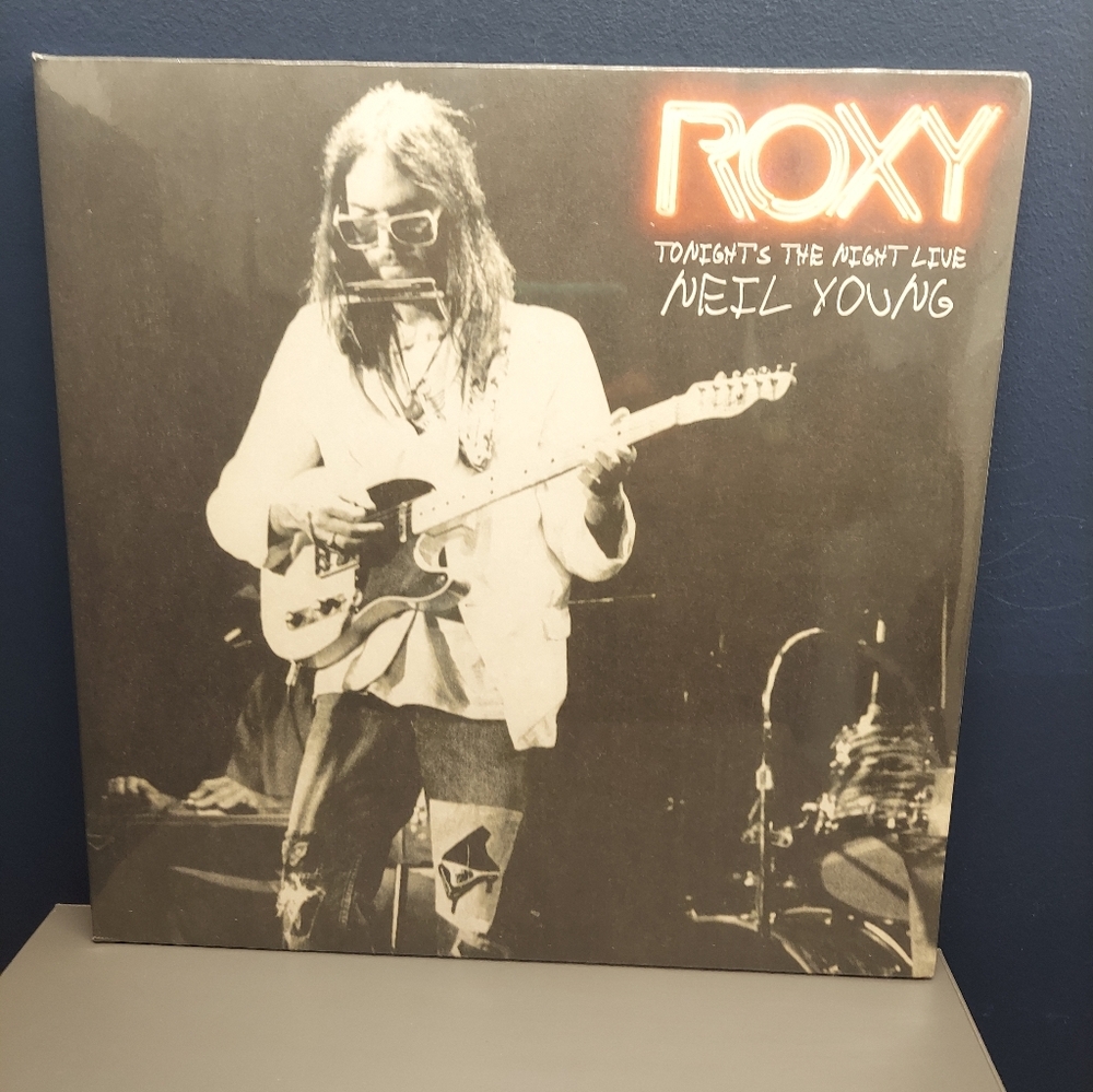 Neil Young Roxy Tonight's The Night Live Vinyl LP Tonights Neil Young Album New